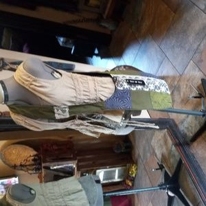 Yak & Yeti Patchwork & Lace Boho Crossbody Bag